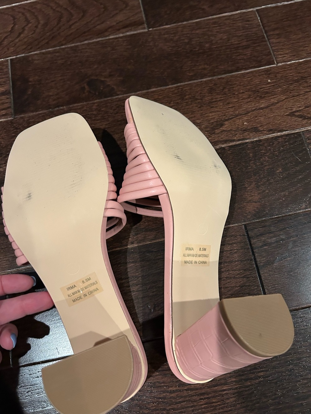 Cushionaire Pink Ribbed Slide Sandals NEW - Picture 7 of 8